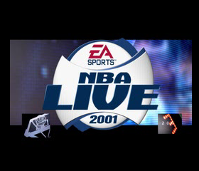NBA Live 2001 Title Screen